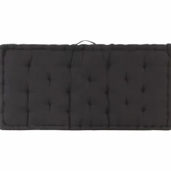 Maison Exclusive - Coussin de plancher de palette coton 120x80x10 cm noir Outlet