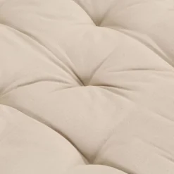 Maison Exclusive Coussins Extérieurs Et Accessoires | - Coussin de plancher de palette coton 120x40x7 cm beige
