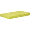 Maison Exclusive Coussins Extérieurs Et Accessoires | - Coussin de plancher de palette coton 120x80x10 cm vert