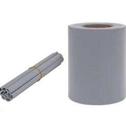 Maison Exclusive Brise-Vues, Bordures Et Dallages | - Écrans d'intimité de jardin 4 pcs pvc 35x0,19 m gris clair mat