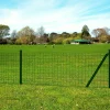 Maison Exclusive Brise-Vues, Bordures Et Dallages | - Ensemble de clôture euro acier 25 x 1,5 m vert