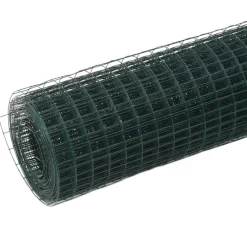 Maison Exclusive Brise-Vues, Bordures Et Dallages | - Grillage acier avec revêtement en pvc 25x0,5 m vert