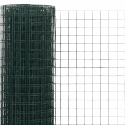 Maison Exclusive Brise-Vues, Bordures Et Dallages | - Grillage acier avec revêtement en pvc 25x0,5 m vert