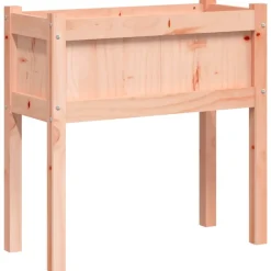 Maison Exclusive Pots, Jardinières Et Carrés Potagers | - Jardinières avec pieds 70x31x70 cm bois massif douglas