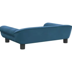 Maison Exclusive - Lit pour chien bleu 70x48x22 cm velours Online