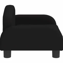Maison Exclusive Niches, Paniers Et Transports | - Lit pour chien noir 70x45x30 cm similicuir