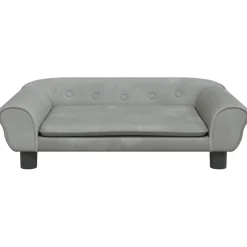 Maison Exclusive - Lit pour chien gris clair 70x48x22 cm velours Best