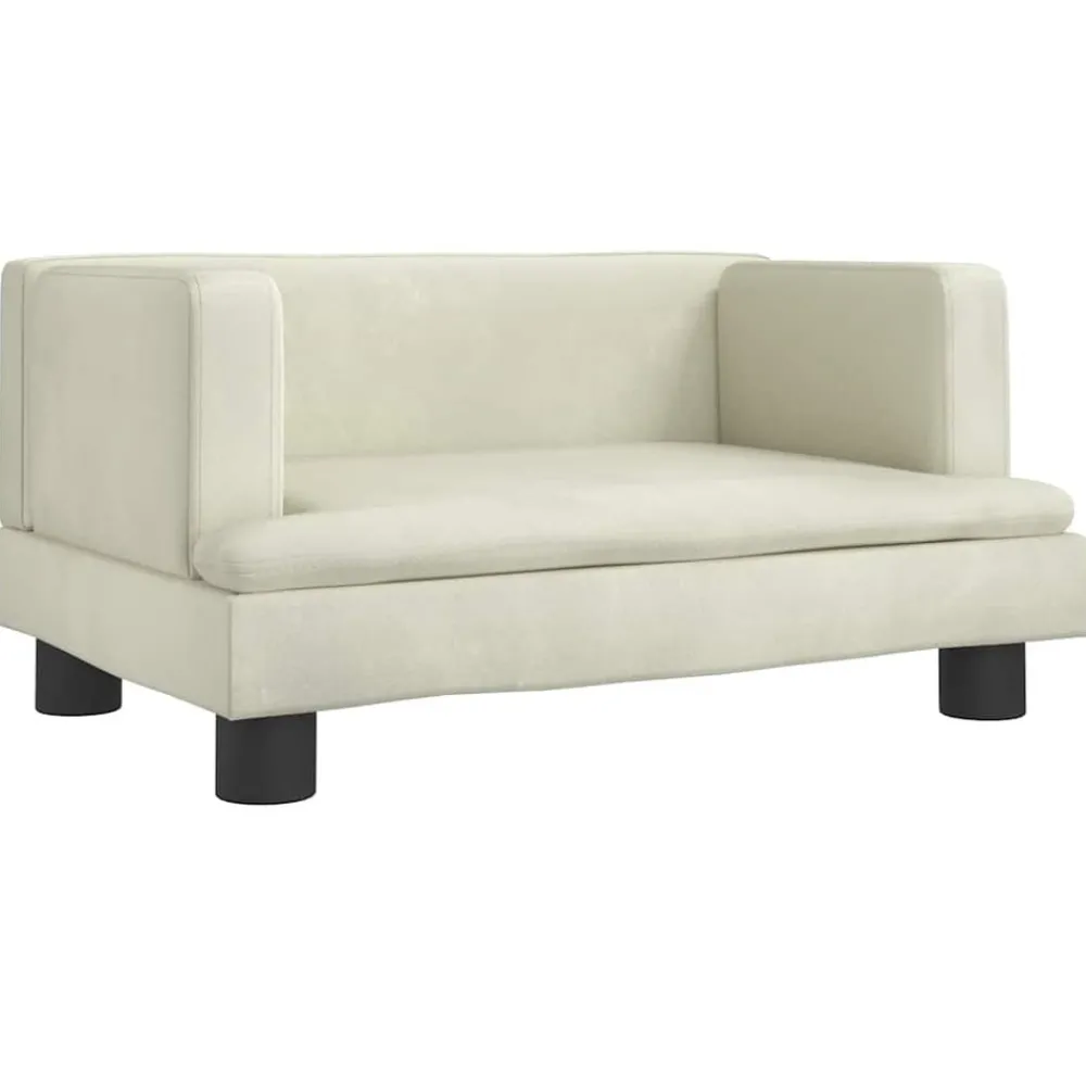 Maison Exclusive - Lit pour chien crème 60x40x30 cm velours Best