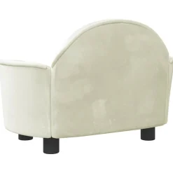 Maison Exclusive Niches, Paniers Et Transports | - Lit pour chien crème 66x40x45 cm velours