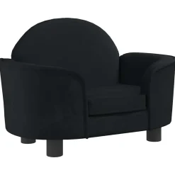 Maison Exclusive Niches, Paniers Et Transports | - Lit pour chien noir 66x40x45 cm velours