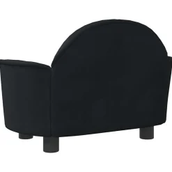 Maison Exclusive Niches, Paniers Et Transports | - Lit pour chien noir 66x40x45 cm velours