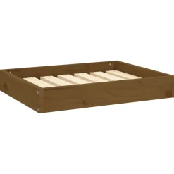 Maison Exclusive - Lit pour chien marron miel 61,5x49x9 cm bois de pin solide Clearance
