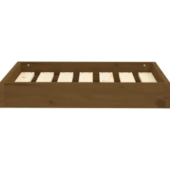 Maison Exclusive - Lit pour chien marron miel 61,5x49x9 cm bois de pin solide Clearance