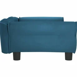 Maison Exclusive - Lit pour chien bleu 95x55x30 cm velours New