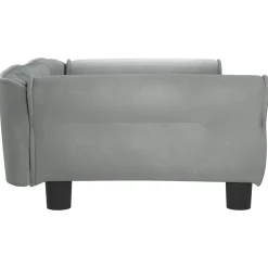 Maison Exclusive - Lit pour chien gris clair 95x55x30 cm velours Online