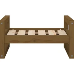 Maison Exclusive - Lit pour chien marron miel 55,5x45,5x28 cm bois de pin solide Online