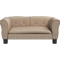 Maison Exclusive - Lit pour chien cappuccino 70x45x30 cm similicuir New