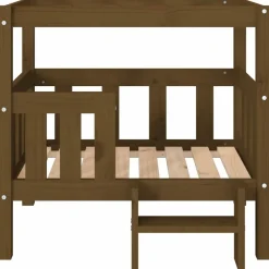 Maison Exclusive - Lit pour chien marron miel 75,5x63,5x70 cm bois de pin solide Hot
