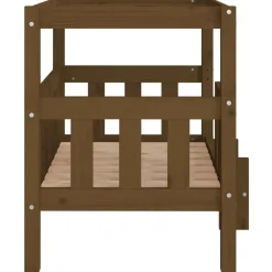 Maison Exclusive - Lit pour chien marron miel 75,5x63,5x70 cm bois de pin solide Hot