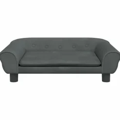 Maison Exclusive - Lit pour chien gris foncé 70x48x22 cm velours Sale