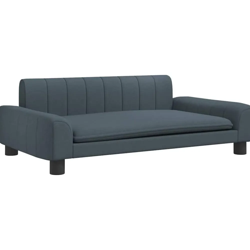 Maison Exclusive - Lit pour chien gris foncé 90x53x30 cm tissu Online