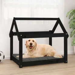 Maison Exclusive Niches, Paniers Et Transports | - Lit pour chien rose 80x45x30 cm velours