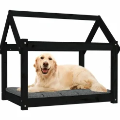 Maison Exclusive Niches, Paniers Et Transports | - Lit pour chien rose 80x45x30 cm velours