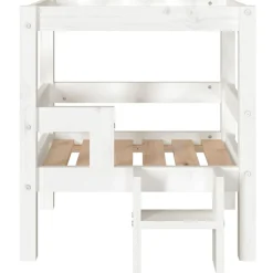 Maison Exclusive - Lit pour chien blanc 55,5x53,5x60 cm bois de pin solide