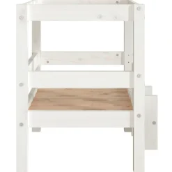 Maison Exclusive - Lit pour chien blanc 55,5x53,5x60 cm bois de pin solide