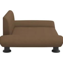Maison Exclusive - Lit pour chien marron 70x45x28 cm tissu New