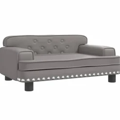 Maison Exclusive - Lit pour chien gris 70x45x30 cm similicuir New