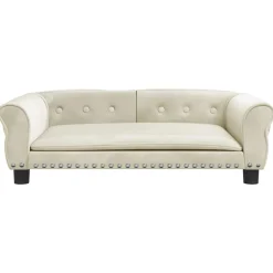 Maison Exclusive - Lit pour chien crème 95x55x30 cm velours Sale