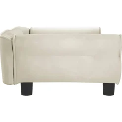 Maison Exclusive - Lit pour chien crème 95x55x30 cm velours Sale
