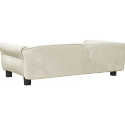 Maison Exclusive - Lit pour chien crème 95x55x30 cm velours Sale