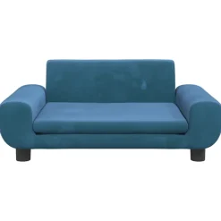 Maison Exclusive - Lit pour chien bleu 70x45x33 cm velours New