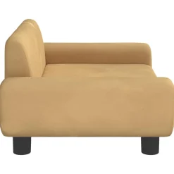 Maison Exclusive - Lit pour chien marron 70x45x33 cm velours Discount