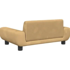 Maison Exclusive - Lit pour chien marron 70x45x33 cm velours Discount