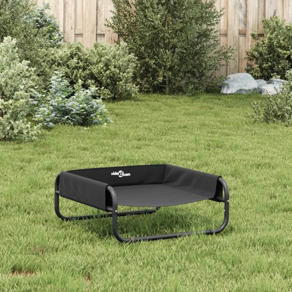 Maison Exclusive - Lit surélevé pour chien anthracite tissu oxford et acier Online