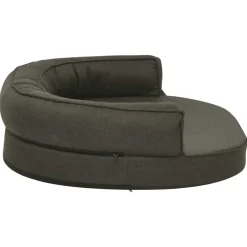 Maison Exclusive Niches, Paniers Et Transports | - Matelas de lit ergonomique pour chien 75x53 cm aspect de lin