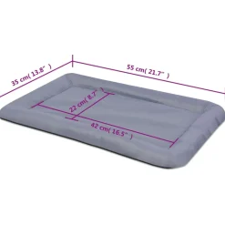 Maison Exclusive - Matelas pour chiens taille m gris Online