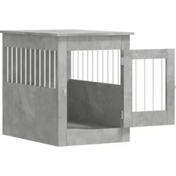 Maison Exclusive - Meuble de cage pour chiens gris béton 55x80x68 cm Sale