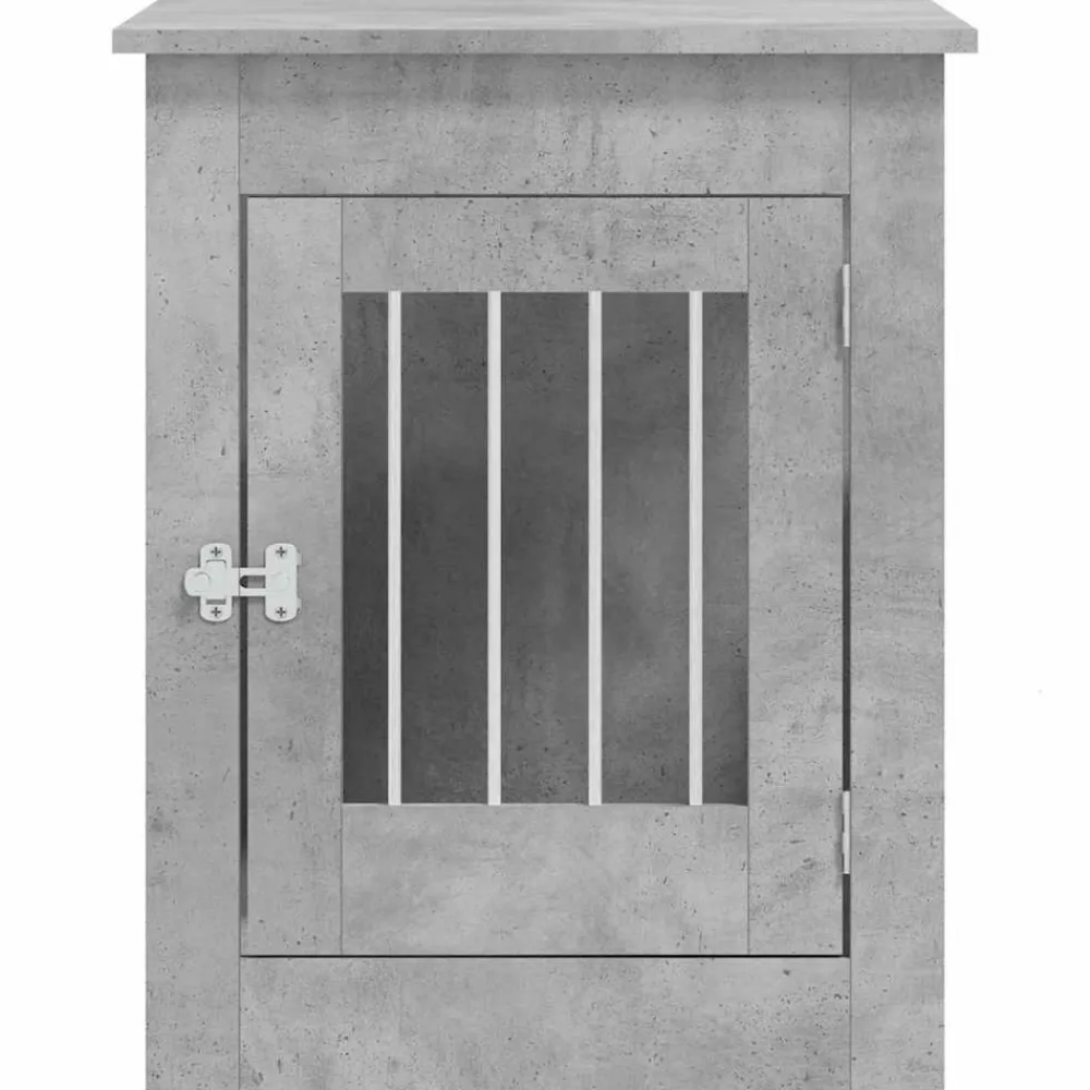 Maison Exclusive - Meuble de cage pour chiens gris béton 55x80x68 cm Sale