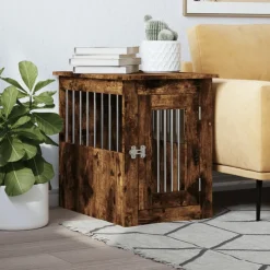 Maison Exclusive - Meuble de cage pour chiens chêne fumé 45x62x59 cm Best