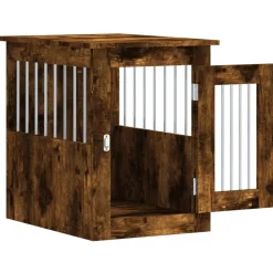Maison Exclusive - Meuble de cage pour chiens chêne fumé 45x62x59 cm Best