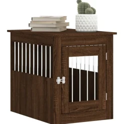 Maison Exclusive - Meuble de cage pour chiens chêne marron 55x75x65 cm Best
