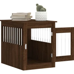 Maison Exclusive - Meuble de cage pour chiens chêne marron 55x75x65 cm Best