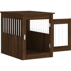 Maison Exclusive - Meuble de cage pour chiens chêne marron 55x75x65 cm Best