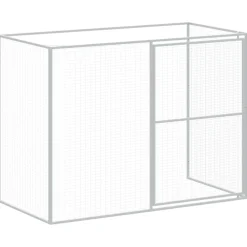 Maison Exclusive - Niche pour chien avec cour anthracite 214x1273x181 cm Sale