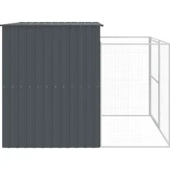 Maison Exclusive - Niche pour chien avec cour anthracite 214x253x181 cm Discount