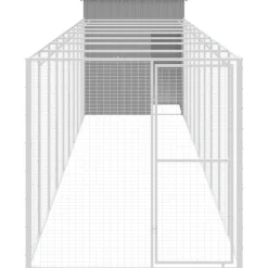 Maison Exclusive - Niche pour chien avec cour gris clair 165x1067x181 cm Sale